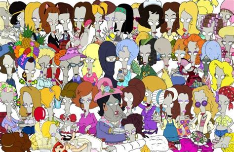 american dad roger woman|american dad roger's personas list.